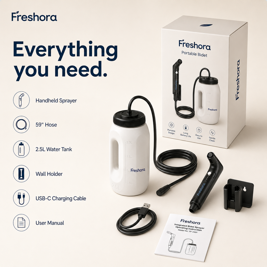 Portable Rechargeable Travel Bidet